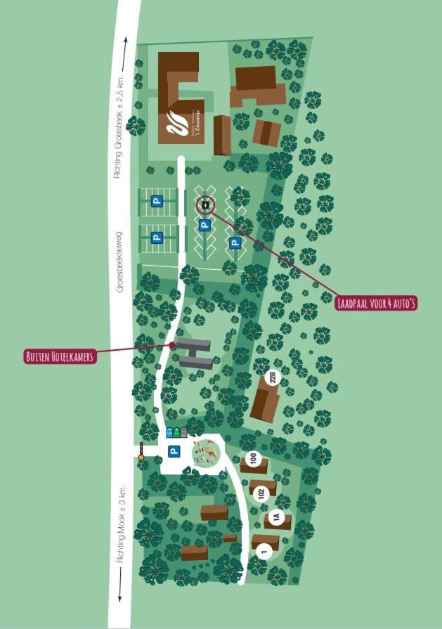 Hotel Boetiekpark 'T Zwaantje Mook Zewnętrze zdjęcie